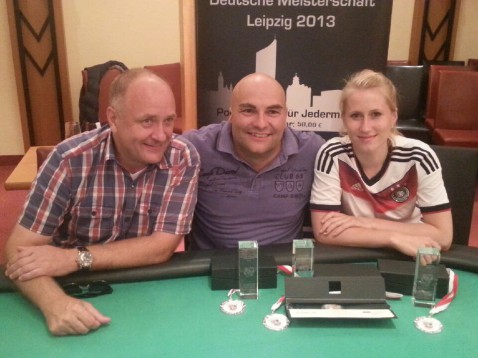 KM ASL - v.l.n.r Michael Zander (2. Platz), Heiko Gumtow (Kreismeister) und Franziska Kowski (3. Platz)